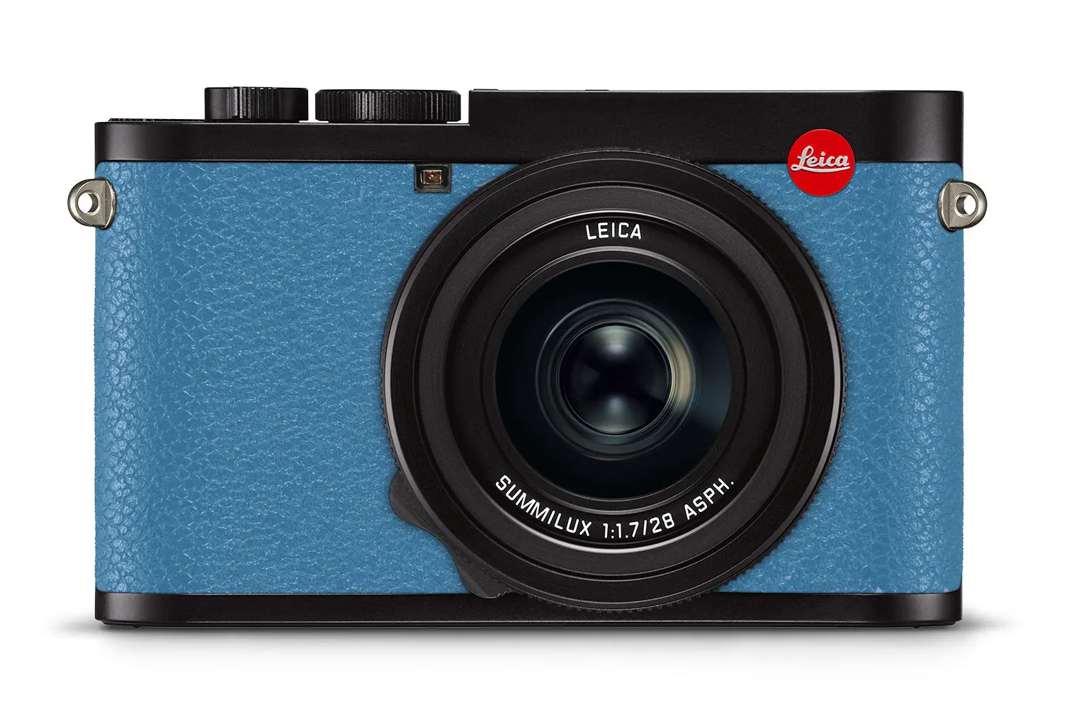 兰法蓝，全牛皮皮革，纹理细密