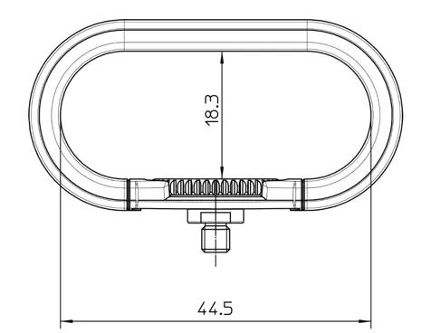 适用于S号握把的指圈