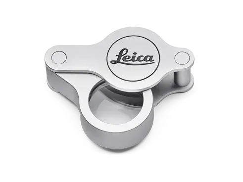 徕卡放大镜，银色镀铬，徕卡百年纪念款 - null